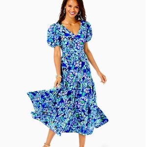 Lilly Pulitzer Grace Tiered Midi Dress